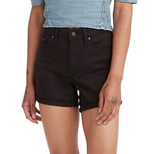 Women's Levi's® Mid-Length Jean Shorts Black Size 32